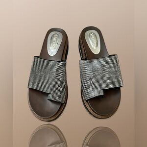 Patrizia  By Spring Step Glowing Wedge Sandals Women's Size 8 (39)